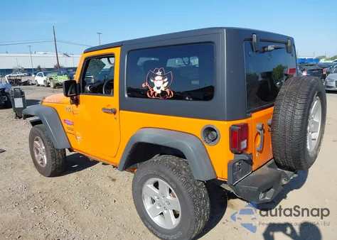 2012 Jeep Wrangler Sport from USA, damaged, VIN 1C4AJWAG7CL186283